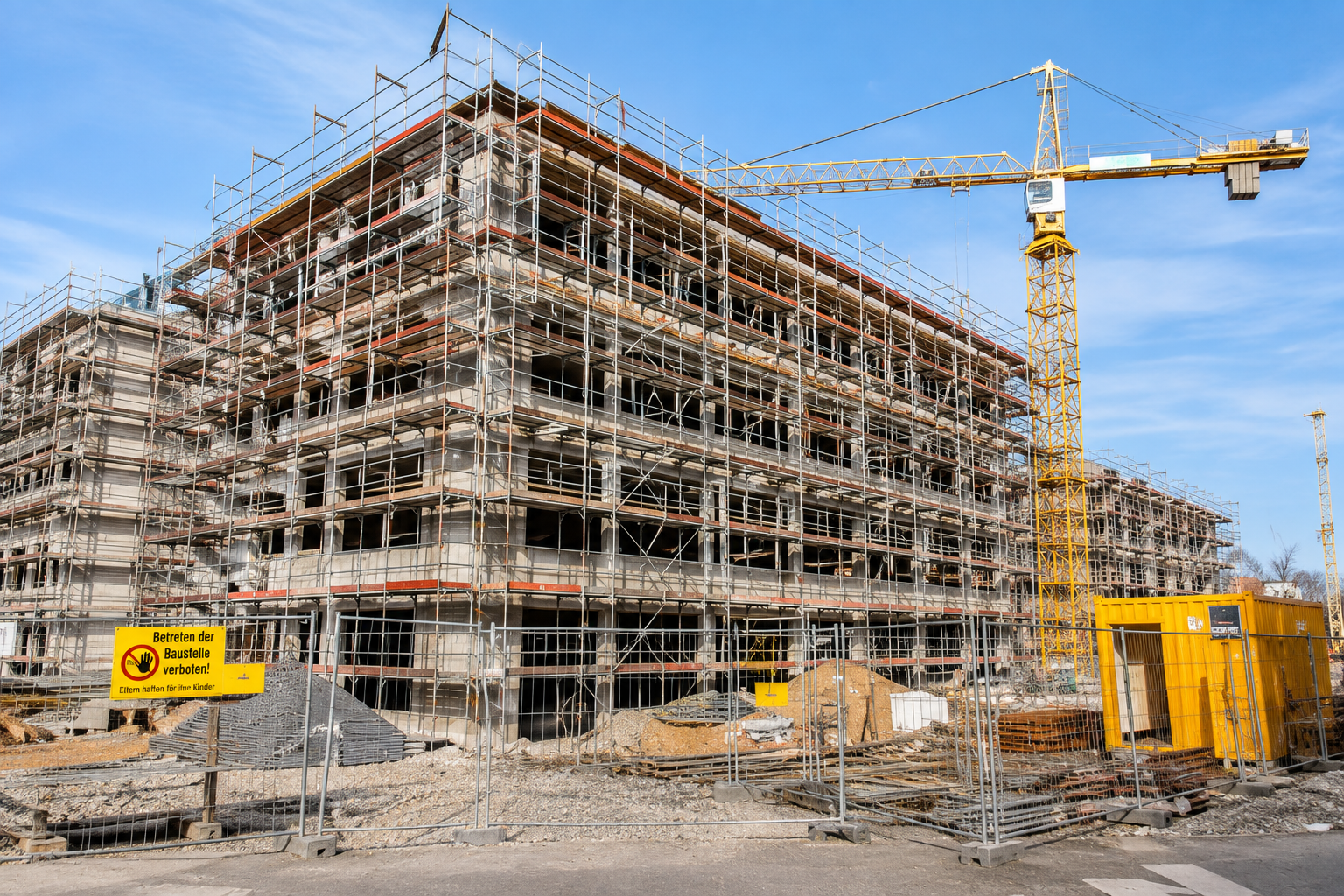 Baustellenbewachung durch Sicherheitsdienst in Weinheim und Rhein-Neckar